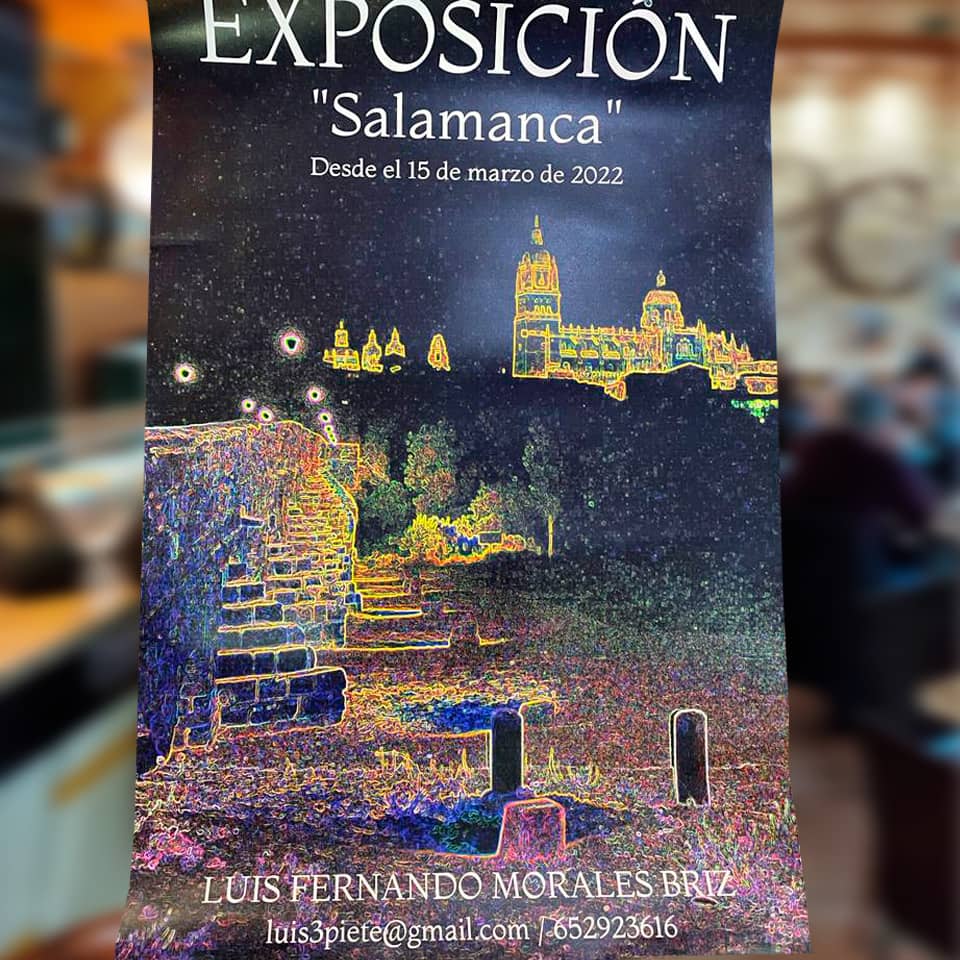 Cartel de la exposición fotográfica Tiempos de Coronavirus en Salamanca de Miguel Ángel Rodríguez Rodríguez